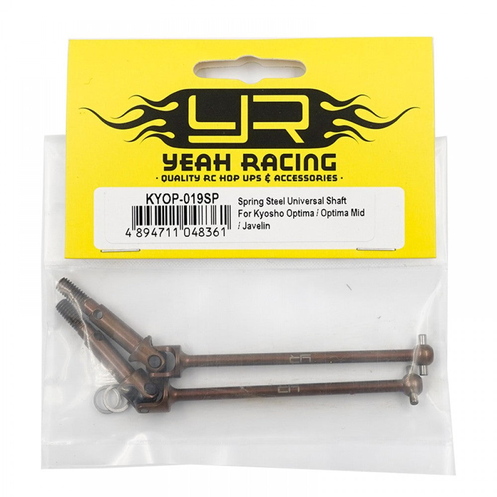 Yeah Racing KYOP-019SP Spring Steel Universal Shaft for Kyosho Optima / Optima Mid (2 pcs)