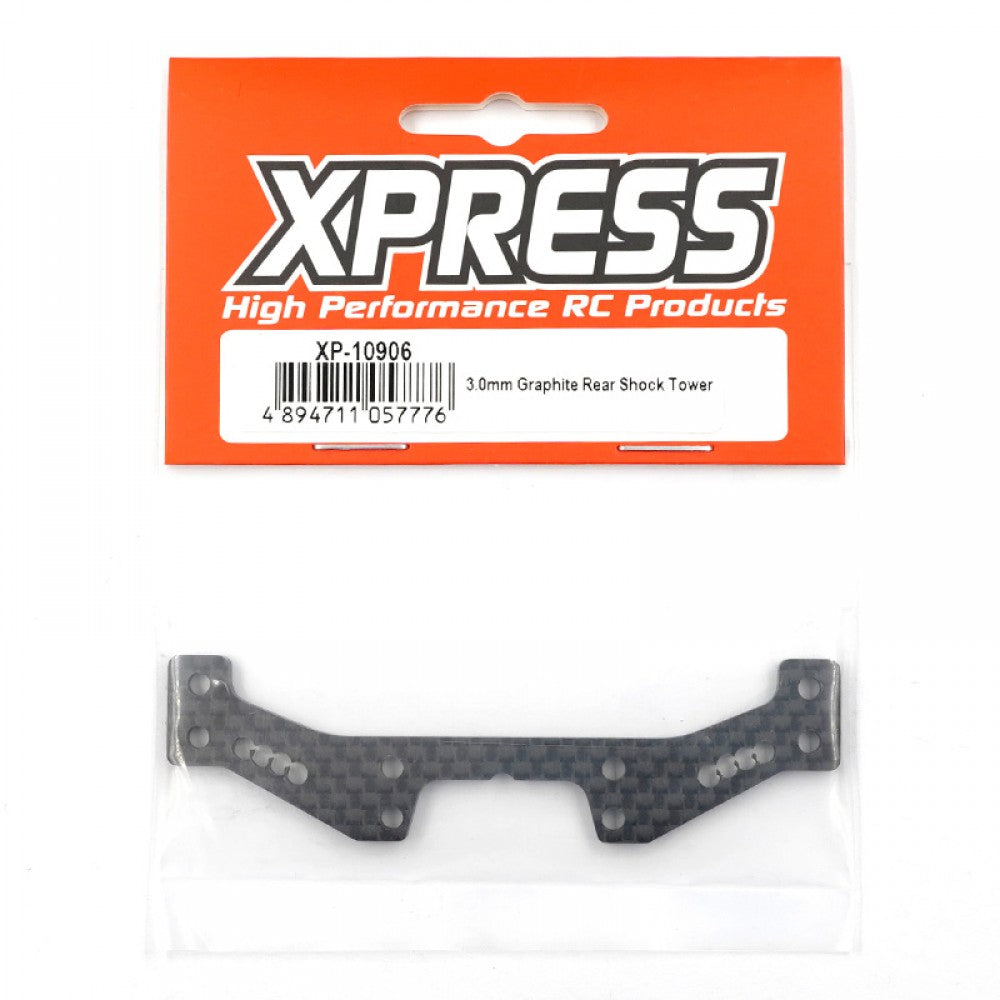 Xpress XP-10906 3.0mm Carbon Fiber Rear Shock Tower