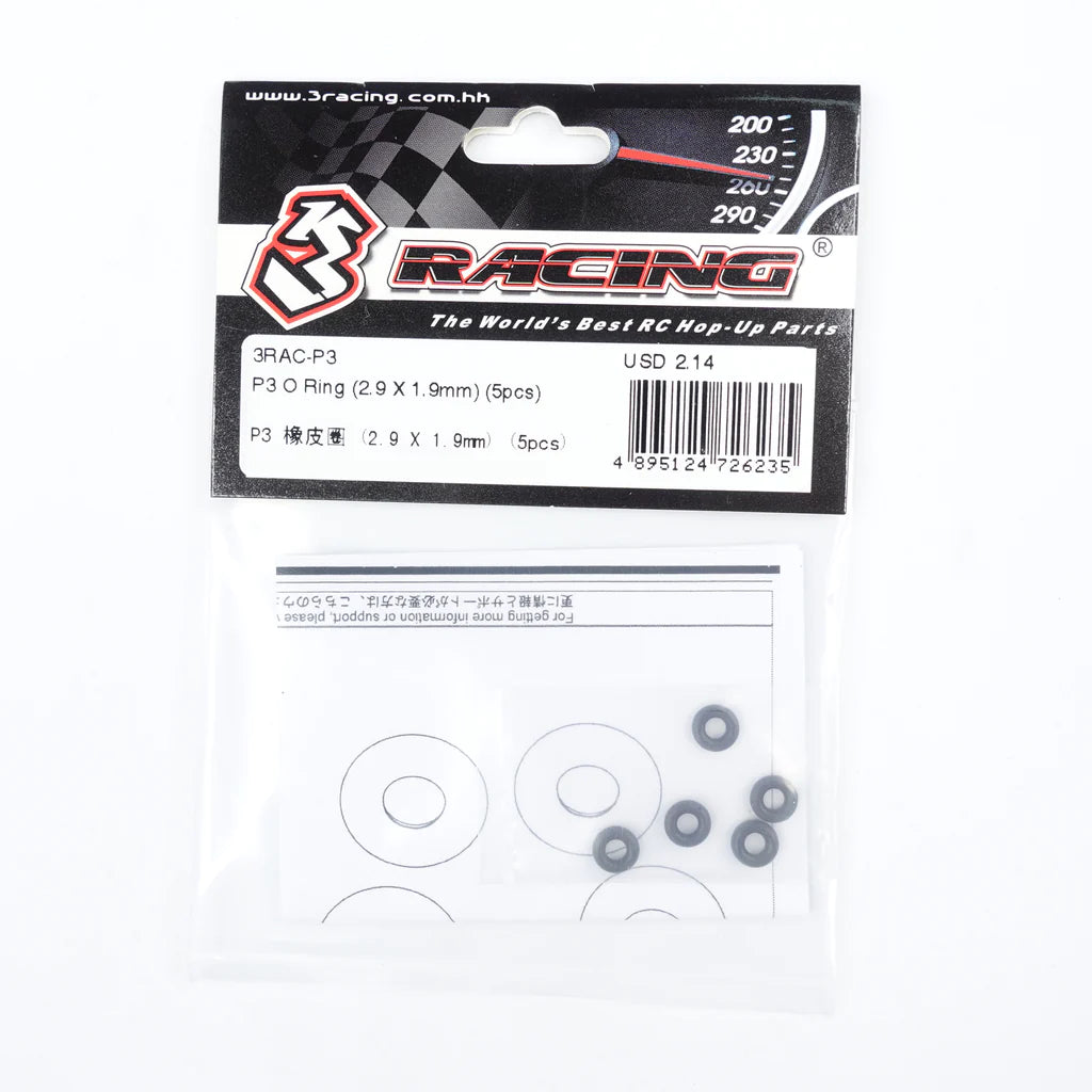 3Racing 3RAC-P3 P3 O-ring (5pcs) – Smokem