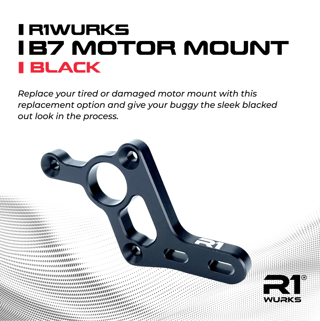 R1 Wurks 900078 Motor Mount (Black)