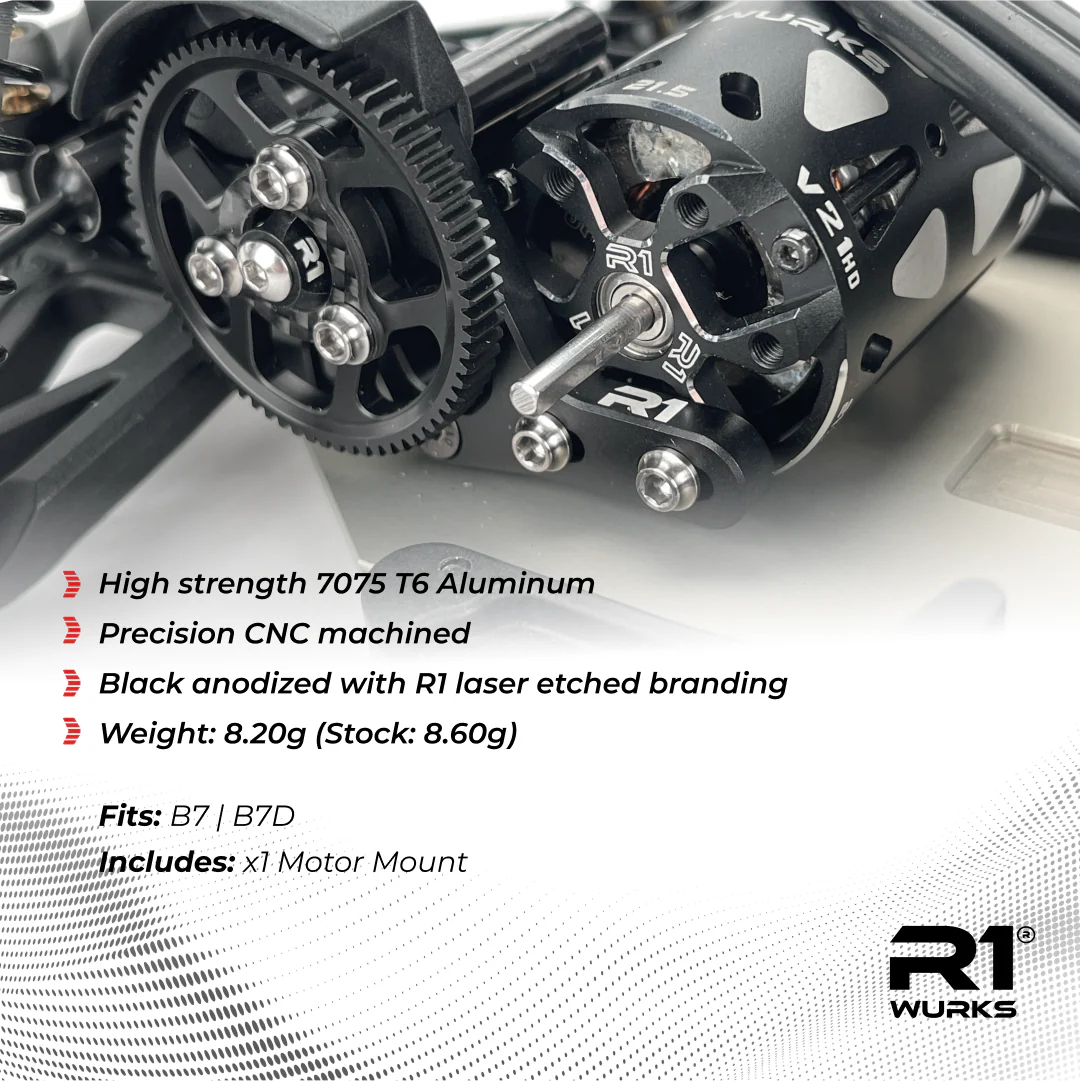 R1 Wurks 900078 Motor Mount (Black)