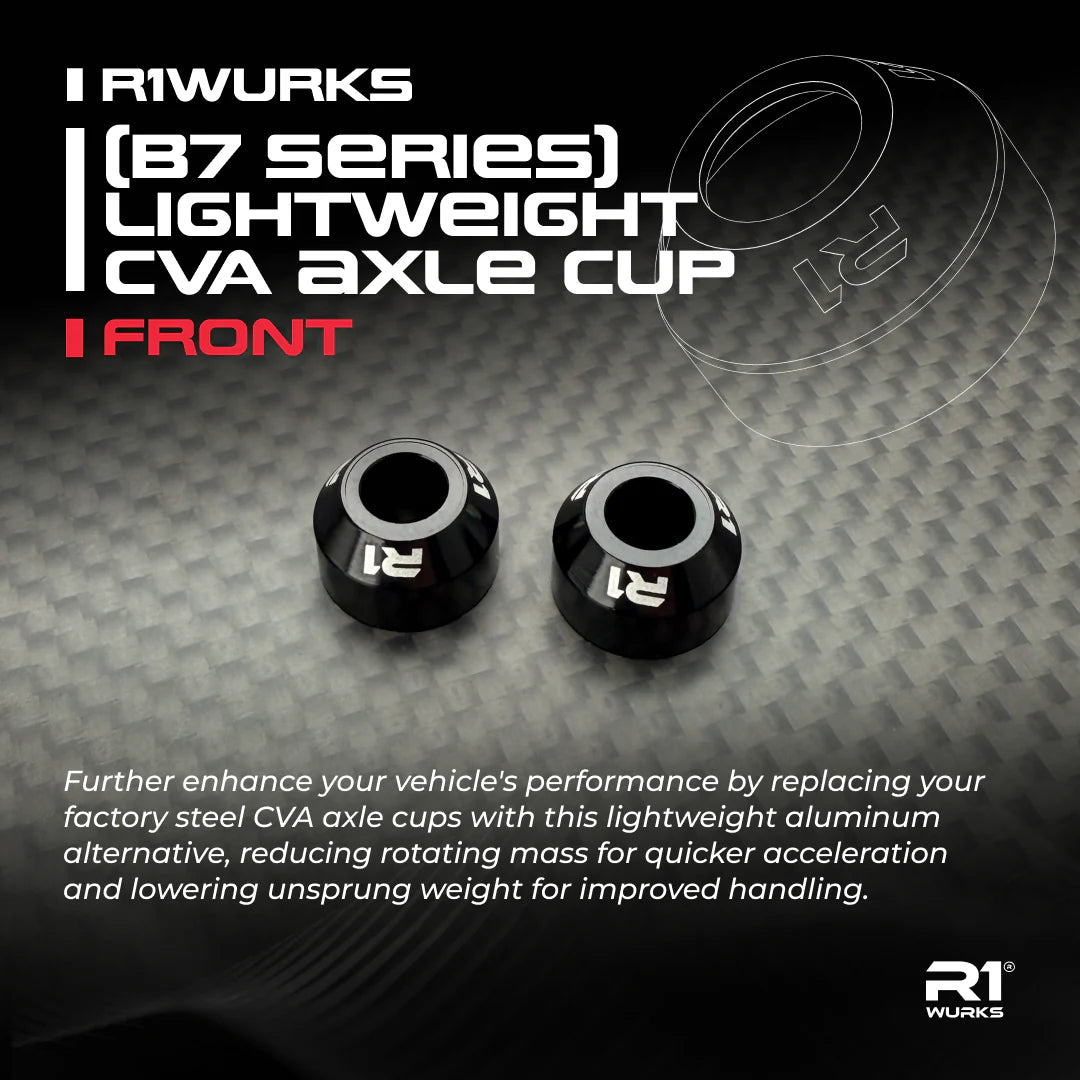 R1 Wurks 900163 B74 Lightweight Front CVA Axle Cup