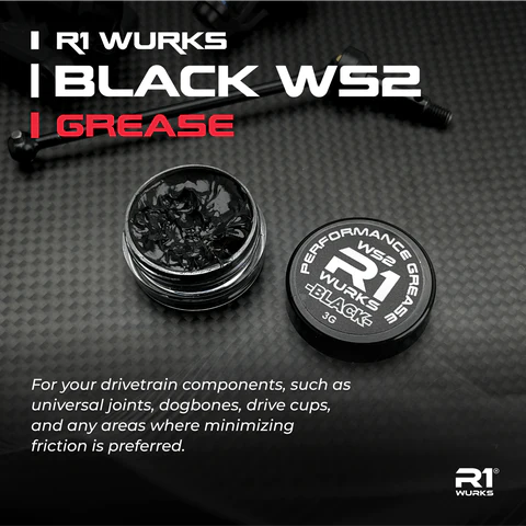 R1 Wurks 900033 Black WS2 Grease (3g)