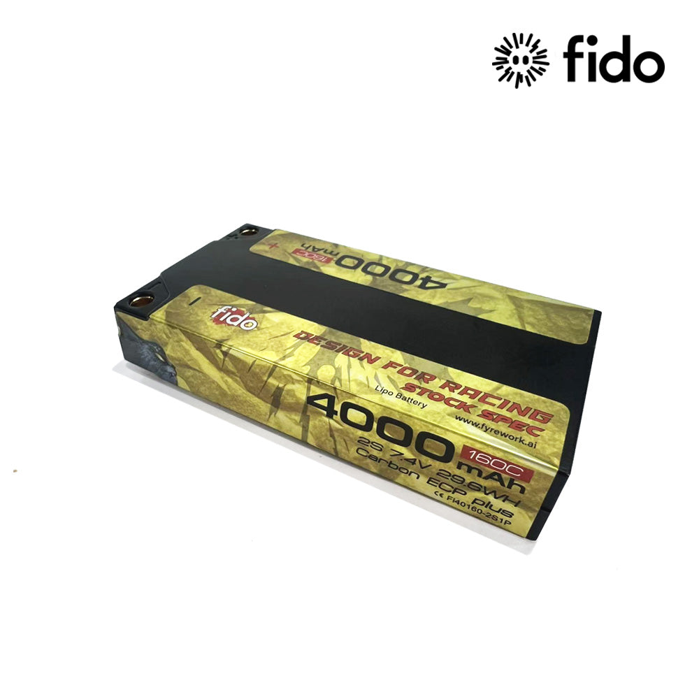 Fido 4000mAh 2S 7.4V 160C Super Low IR Ultra LCG Shorty Lipo Battery –  Smokem