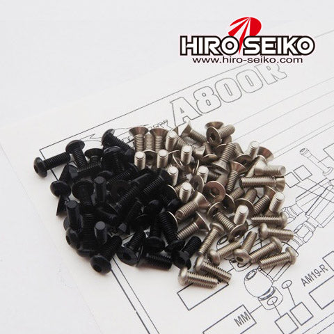 Hiro Seiko 48861 A800R Titan/Alum Hex Socket Screw Set