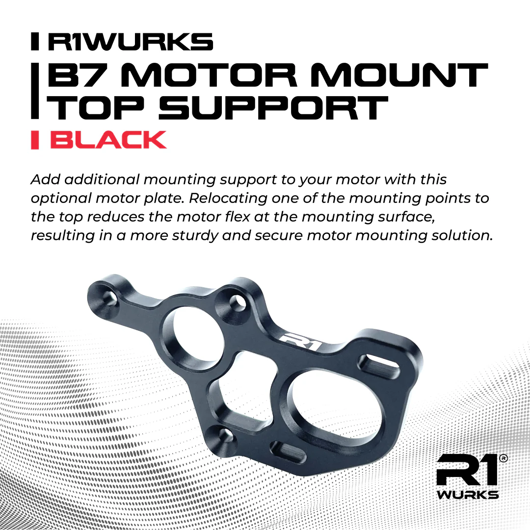 R1 Wurks 900079 Top Support Motor Mount (Aluminium)