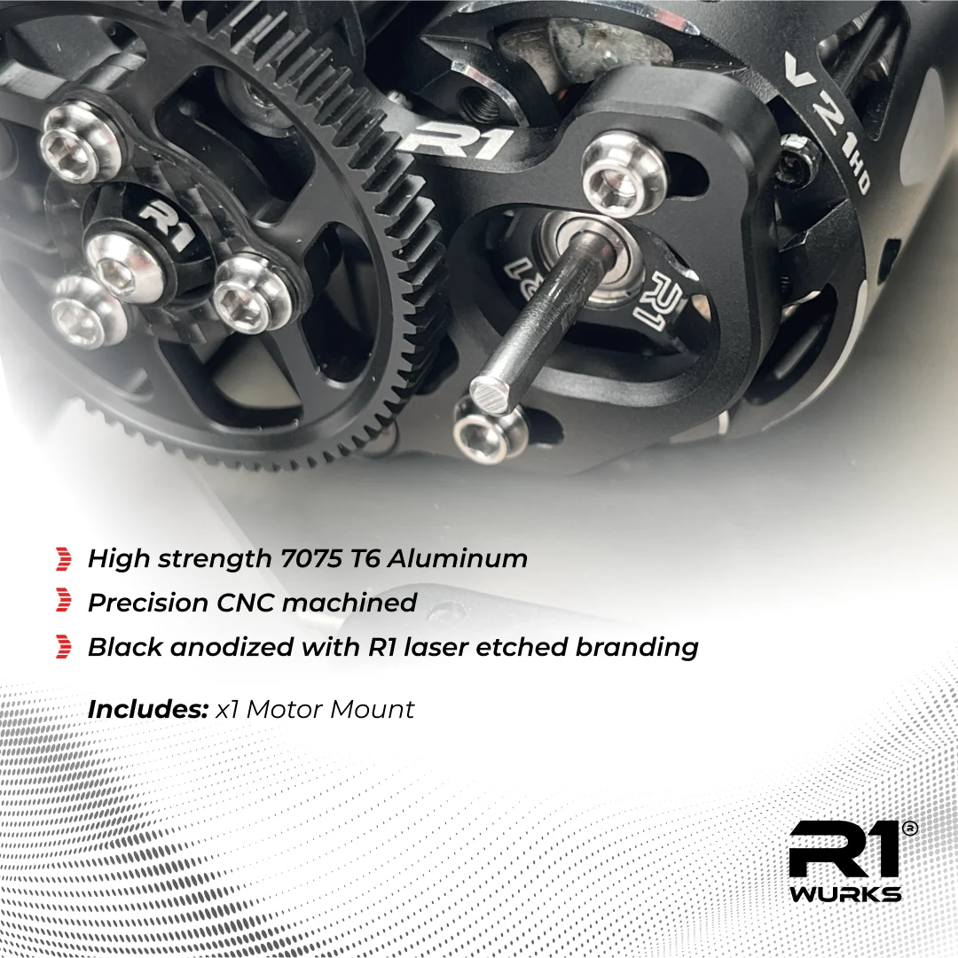 R1 Wurks 900079 Top Support Motor Mount (Aluminium)