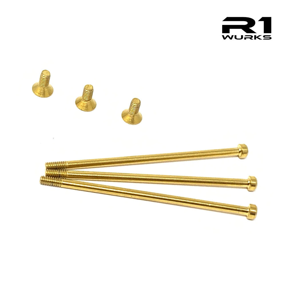 R1 Wurks V21 Full Titanium Motor Screw Set 020104