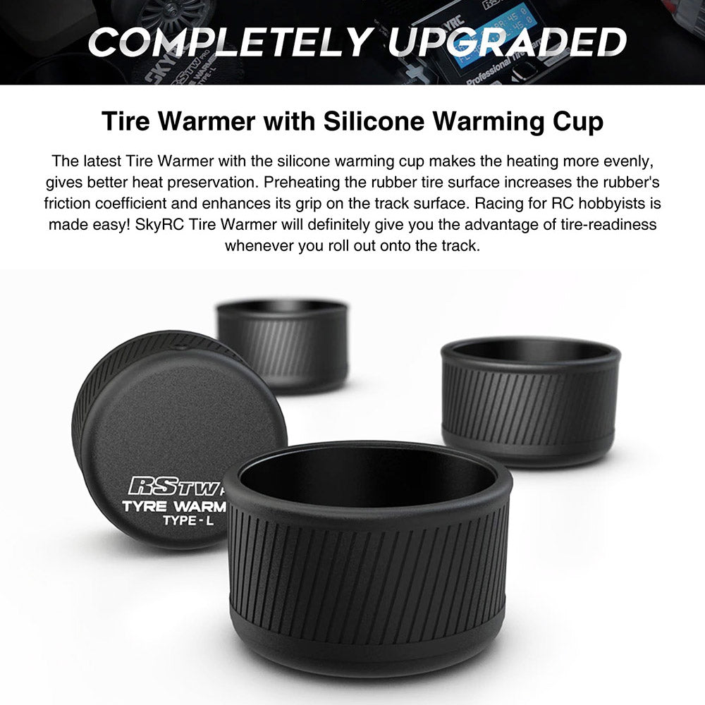 SkyRC SK-600064-07 Silicon Tyre Warming Cups (2 pcs)