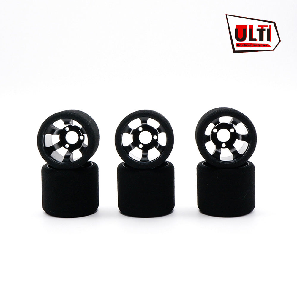 Ulti 12R-6-XS 1/12th Foam Tire Rear X-Soft (3 pairs)