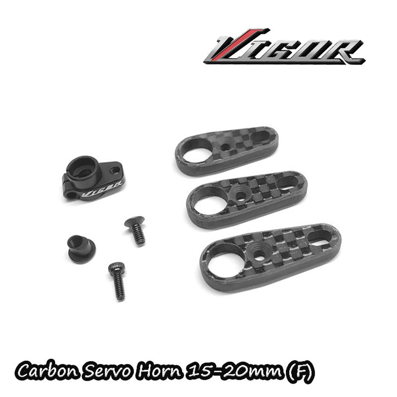 Vigor TA365 Carbon Fiber Servo Horn 15-20mm (25T)