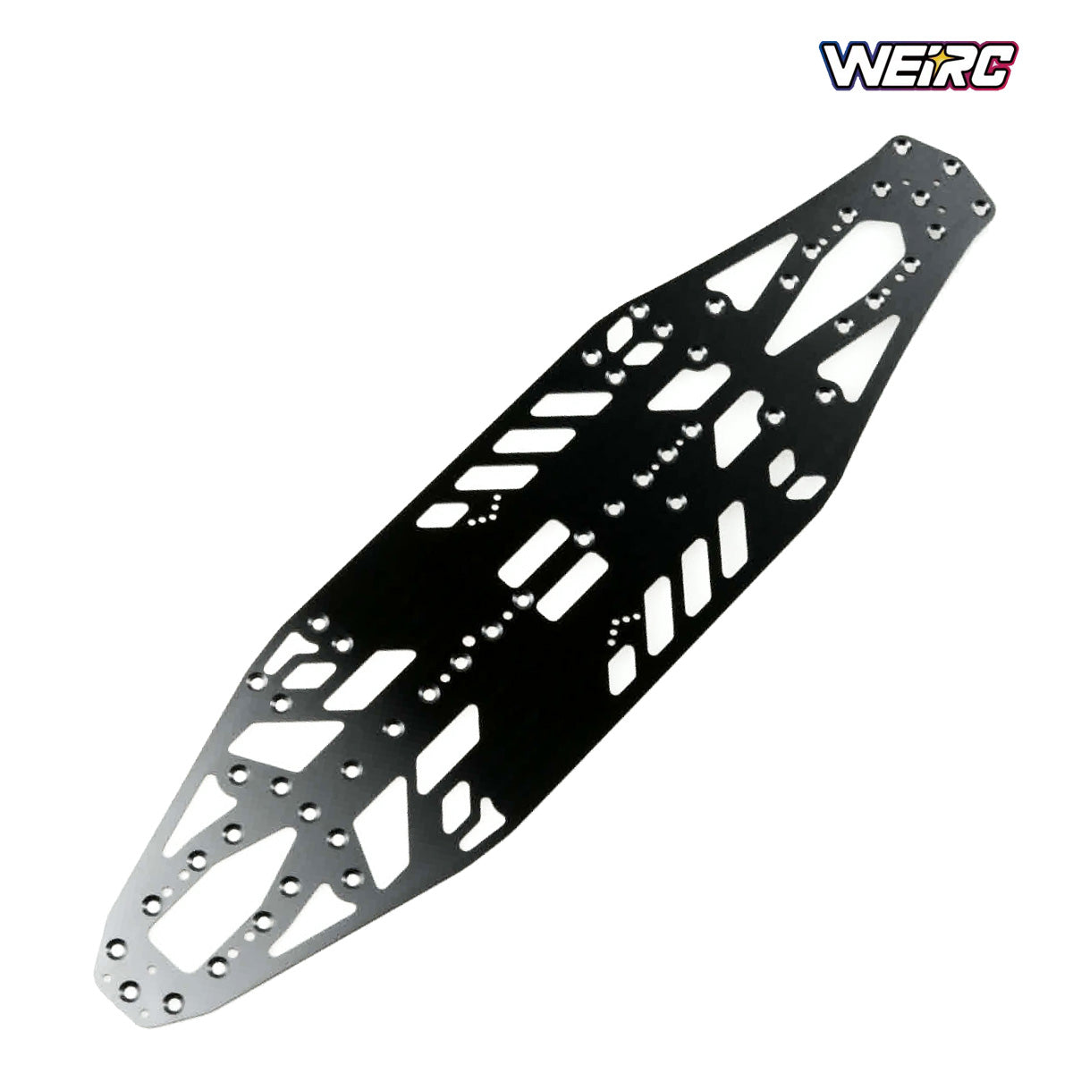 mapleracing WEiRC XQ11RR用スチールシャーシセット WEiRC 1.2mm DLC-coated Spring Steel Chassis with Screw Set for