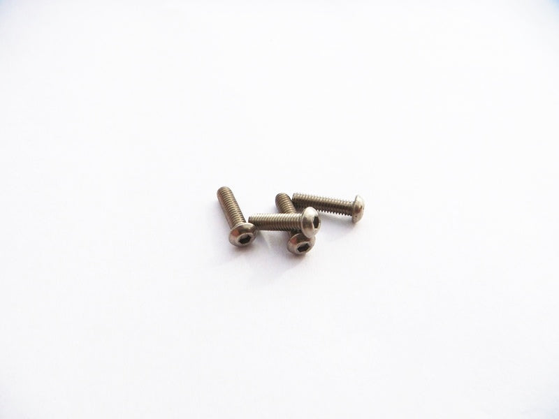 Hiro Seiko Titanium M2.5 Hex Button Head Screw (4 pcs)