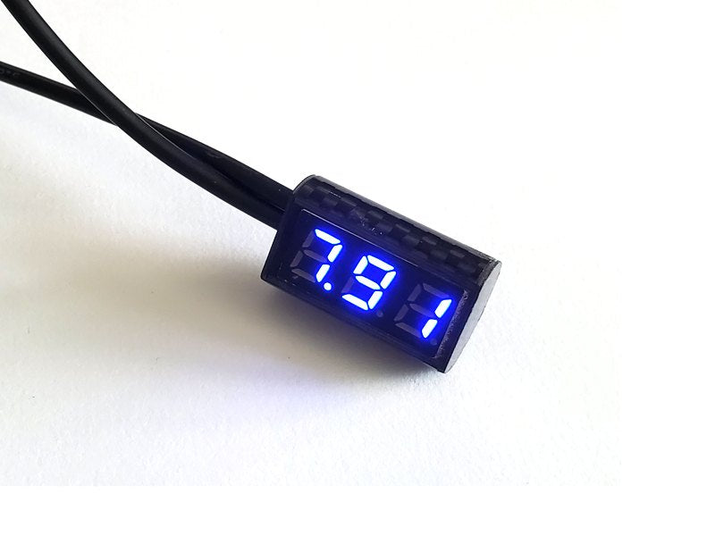 Vigor TA357 Blue-LED Battery Checker with Carbon Fiber Housing