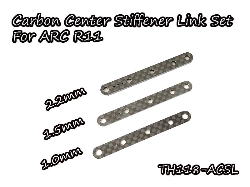 Vigor TH118 Carbon Fiber Center Stiffener Link Set for ARC R11