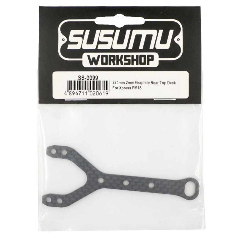 Susumu SS-0099 225mm Wheelbase 2mm Graphite Rear Top Deck for FM1S