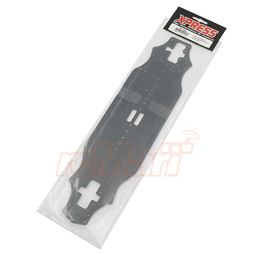 Xpress XP-10490 XQ1 Mid Pulley 2.25mm Carbon Fiber Chassis Plate