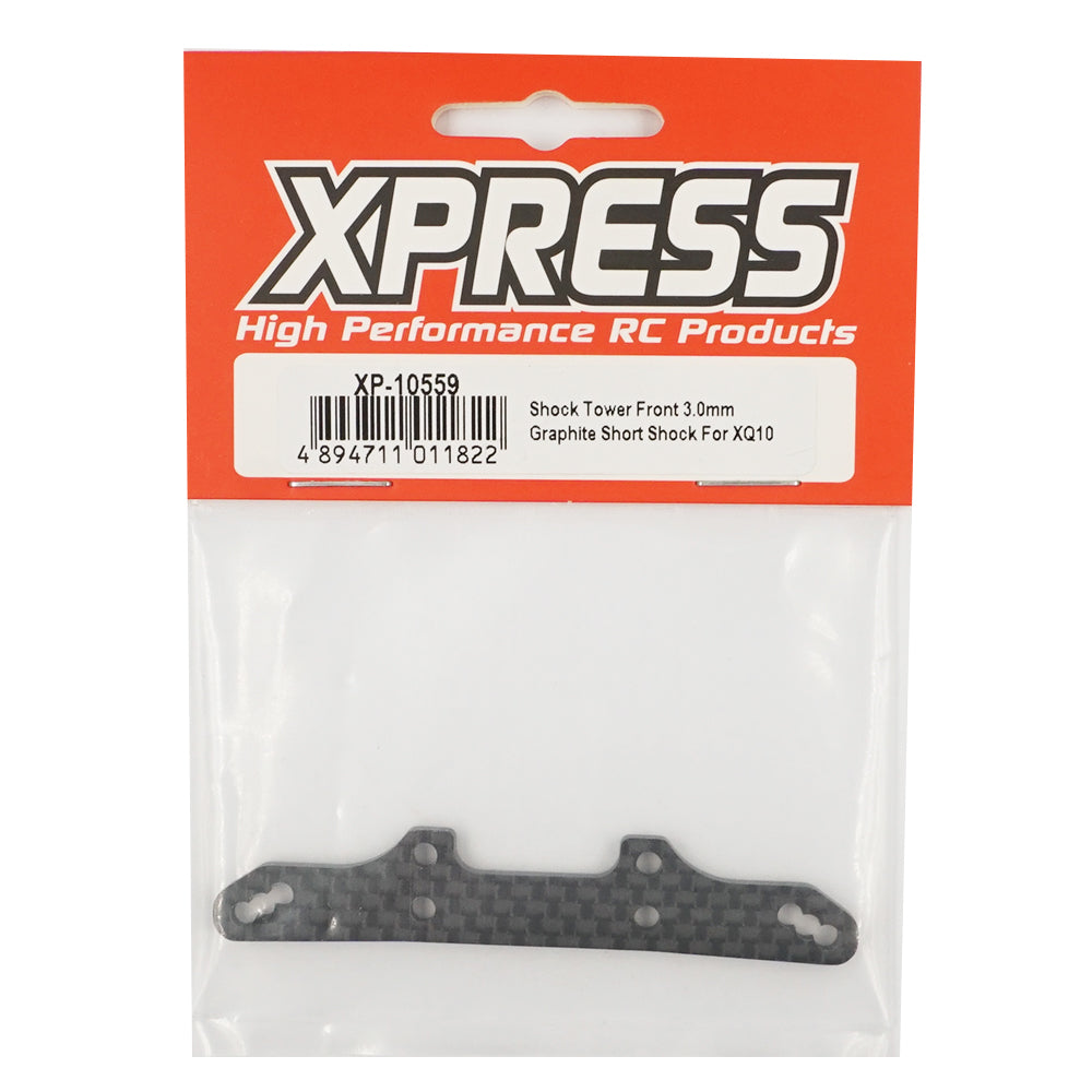 Xpress XP-10559 XQ10 Front Carbon Fiber Shock Tower 3.0mm