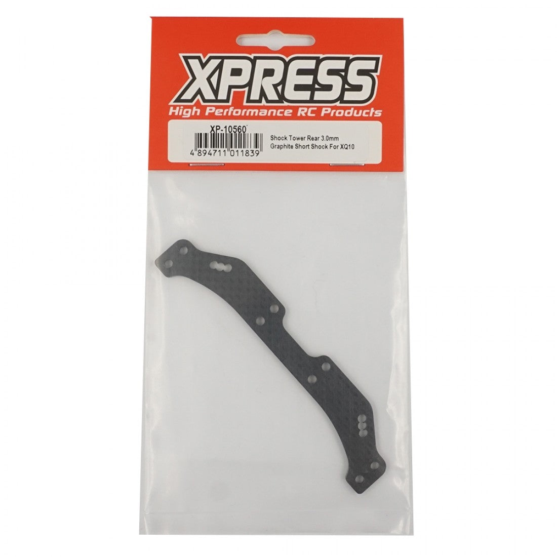 Xpress XP-10560 XQ10 Rear Carbon Fiber Shock Tower 3.0mm
