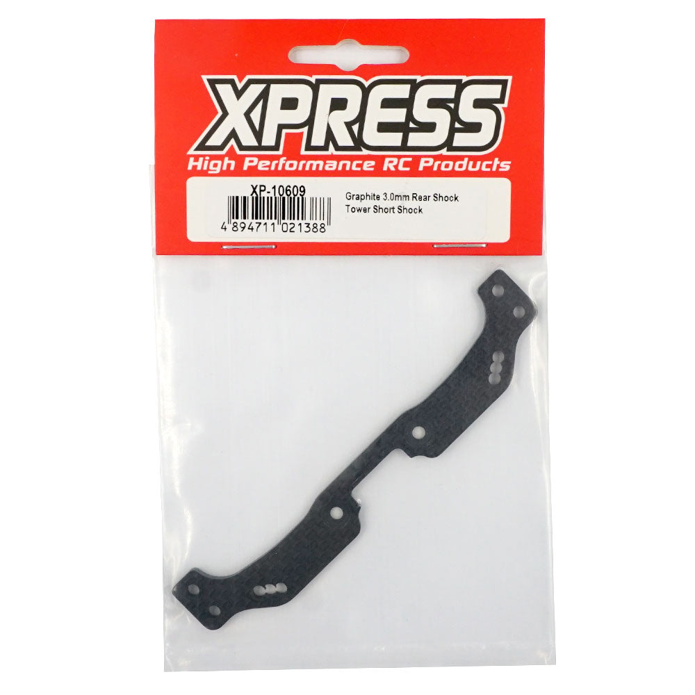 Xpress XP-10609 3.0mm Carbon Fiber Rear Short Shock Tower for XQ2S