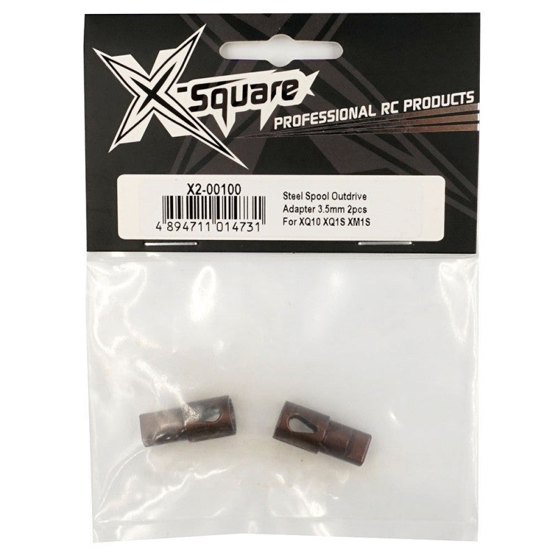 X-Square X2-00100 Spring Steel Spool Outdrive 2pcs for XQ10 XQ1S XM1S Xray T4