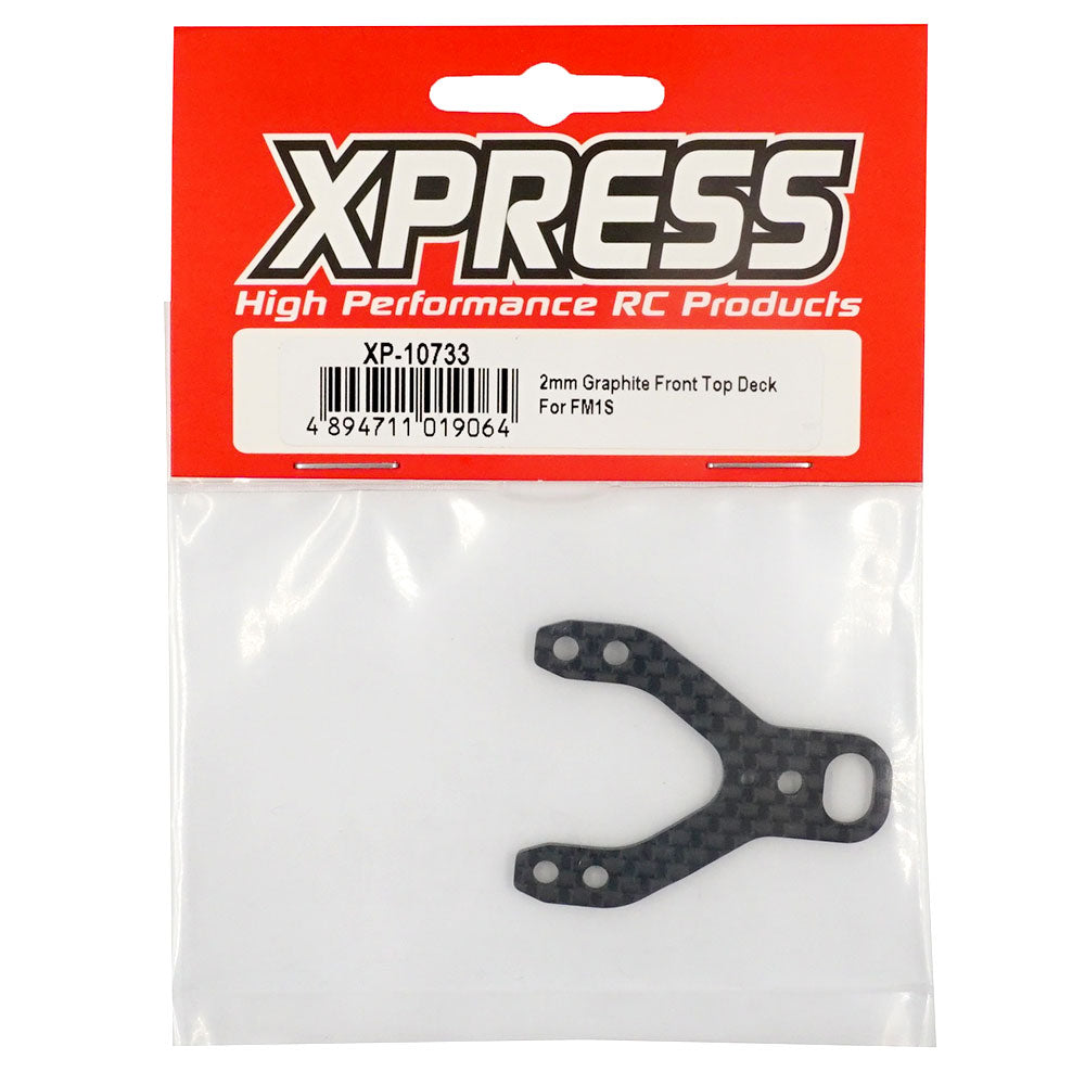 Xpress XP-10733 2mm Graphite Front Top Deck for FM1S XQ10F