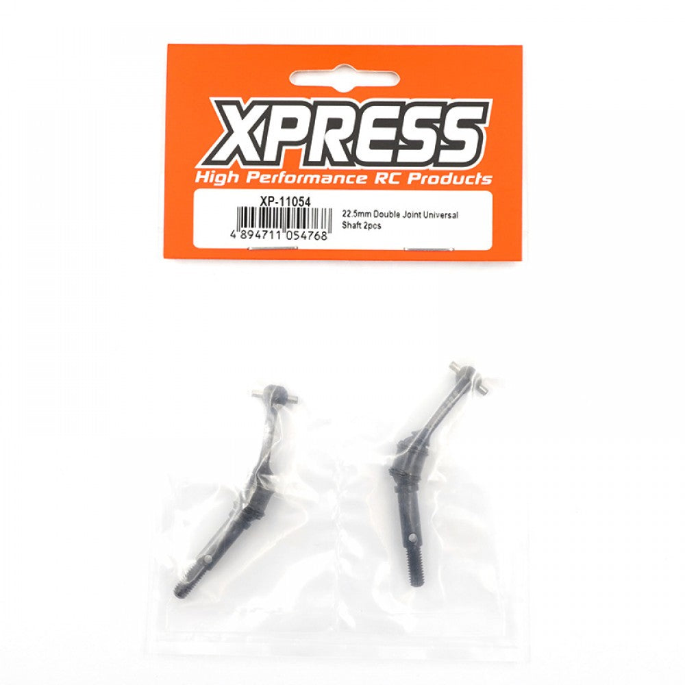 Xpress XP-11054 22.5mm Double Joint Universal Shaft 2pcs