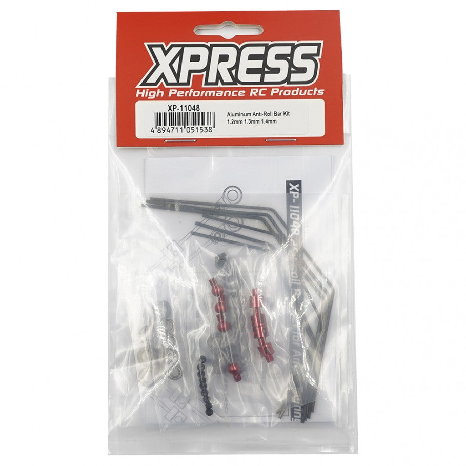 Xpress XP-11048 AT1S Aluminum Anti-Roll Bar Kit 1.2mm 1.3mm 1.4mm