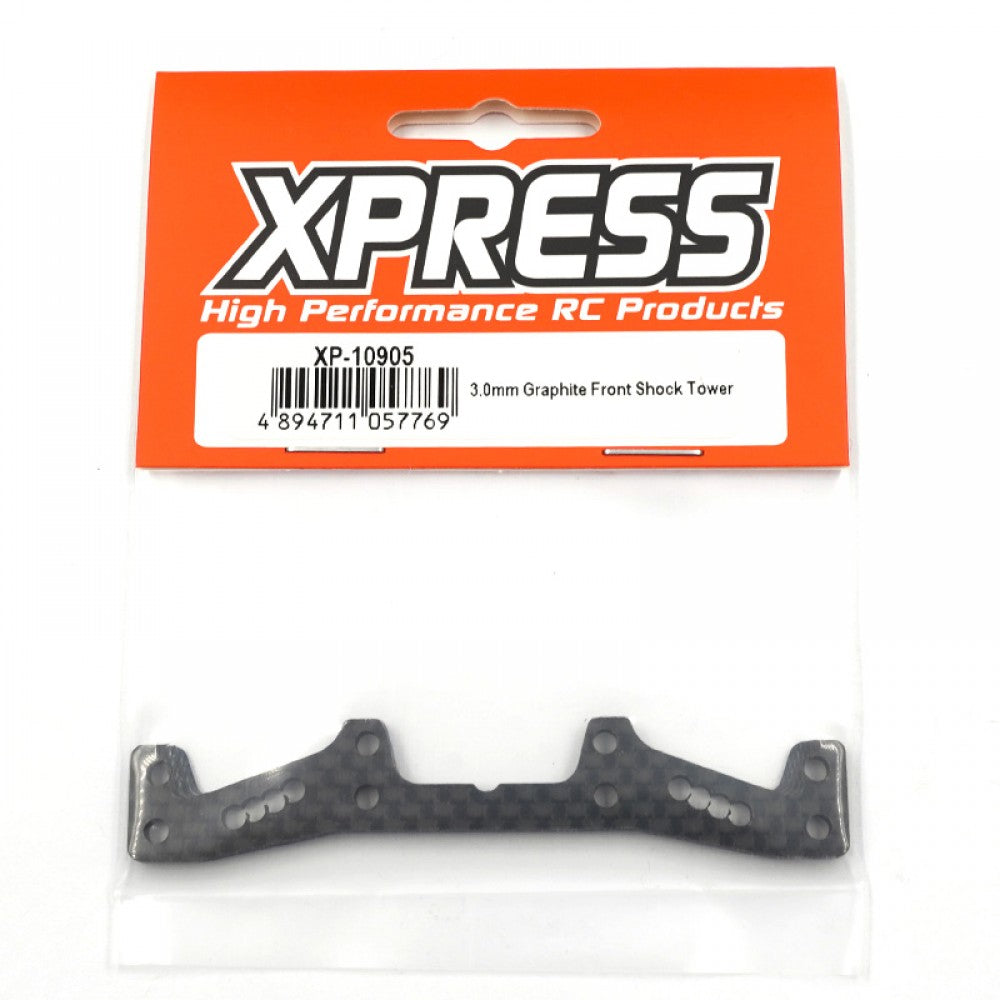 Xpress XP-10905 3.0mm Carbon Fiber Front Shock Tower