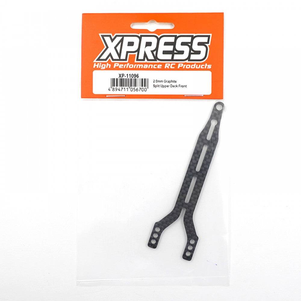 Xpress XP-11096 2.0mm Carbon Fiber Split Upper Deck Front