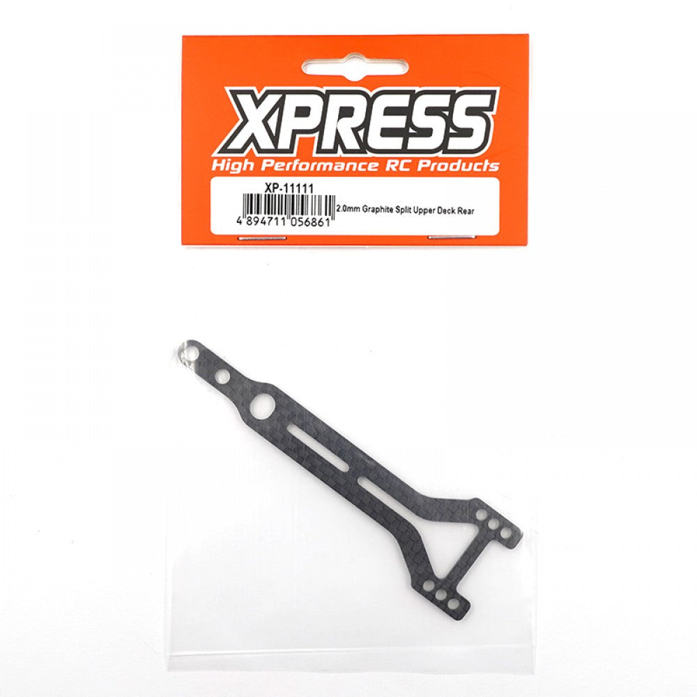 Xpress XP-11111 2.0mm Carbon Fiber Split Upper Deck Rear