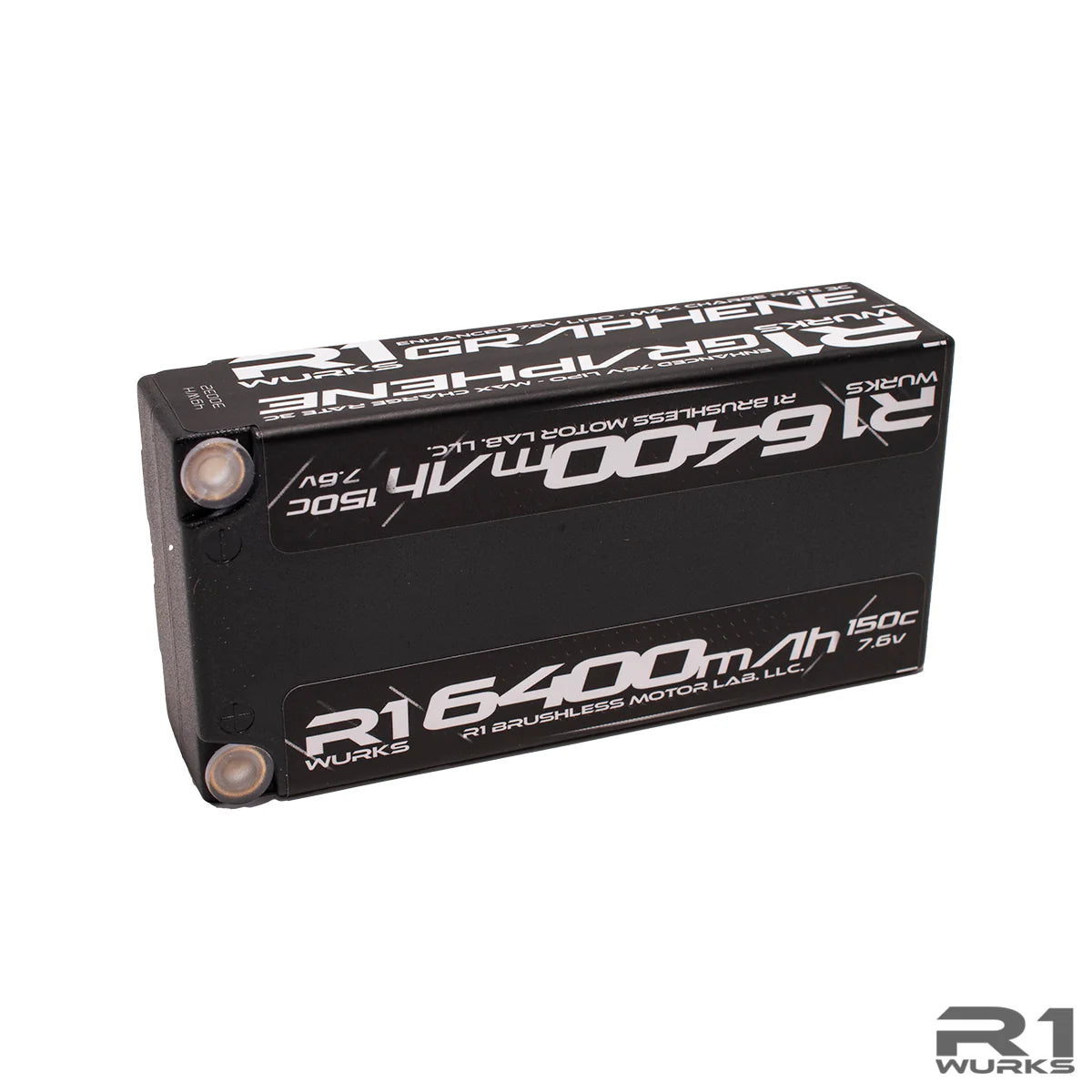 R1 Wurks 030032 6400mah 150c 7.6v 2S Shorty LiPo Battery