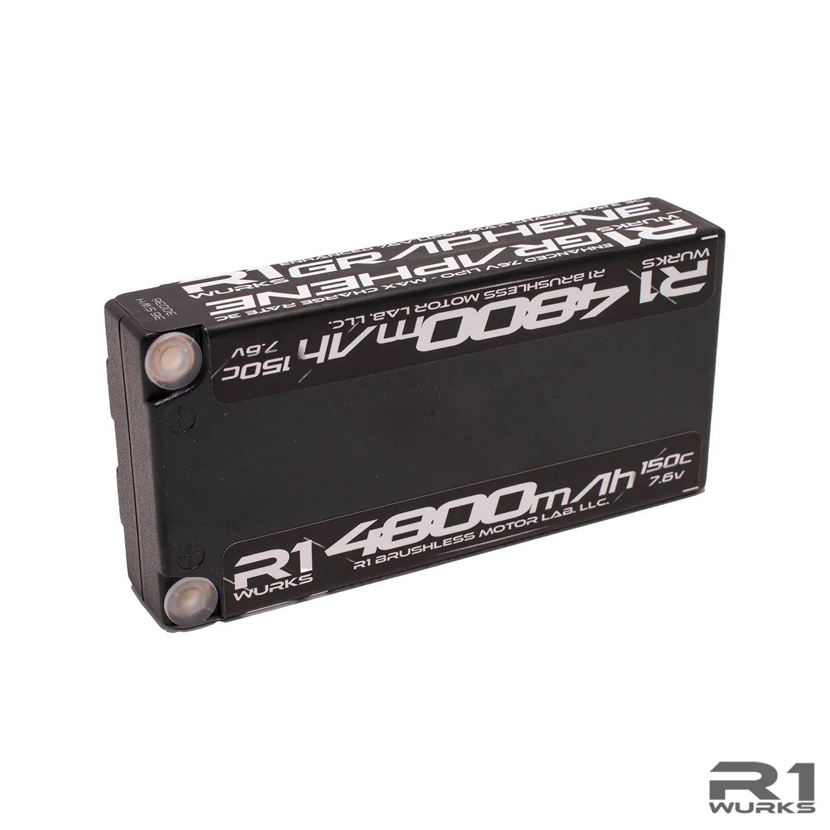 R1 Wurks 030036 4800mah 150c 7.6v 2S LCG Shorty LiPo Battery