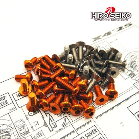 Hiro Seiko X4 2025 Titan/Alum Hex Socket Screw Set