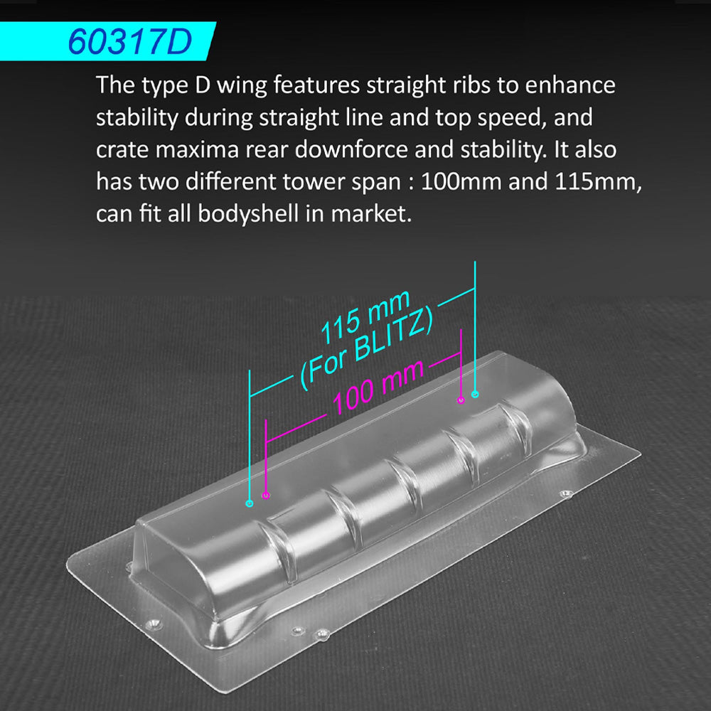 Blitz 60317 EP Touring Car Wing