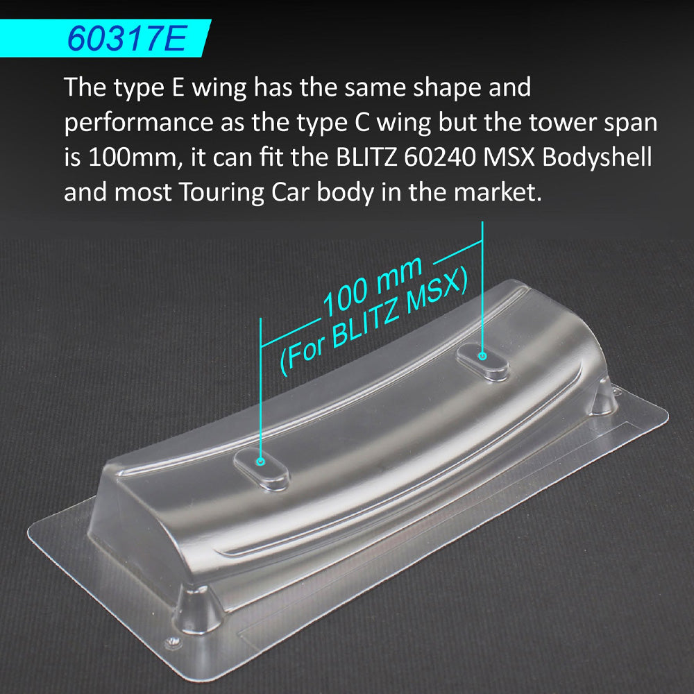 Blitz 60317 EP Touring Car Wing