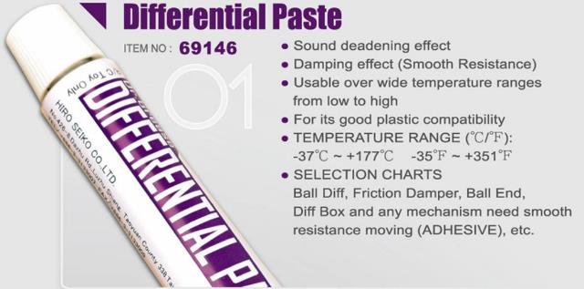 Hiro Seiko 69146 Differential Paste (Damping Grease)