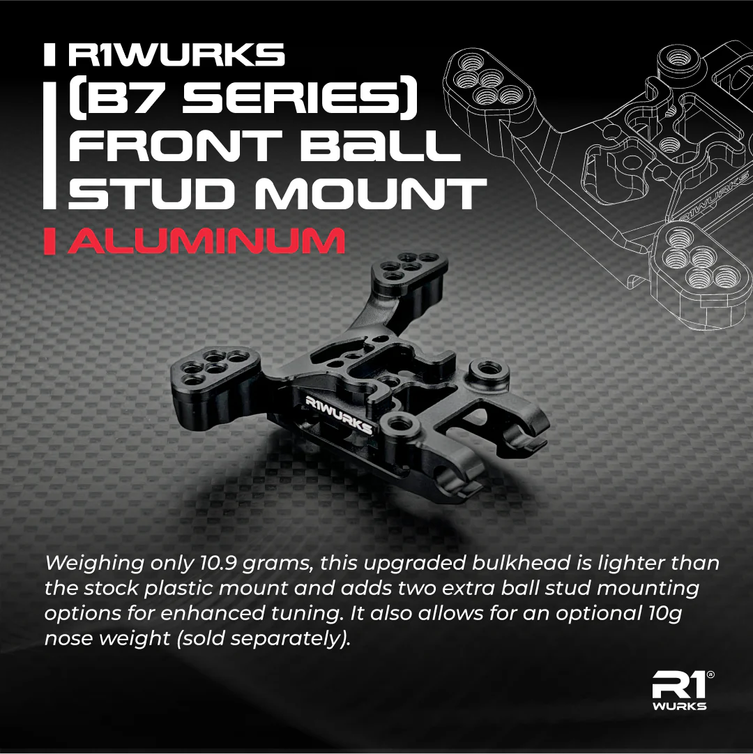 R1 Wurks 900097 B7 Front Ball Stud Mount (Aluminum) – Smokem