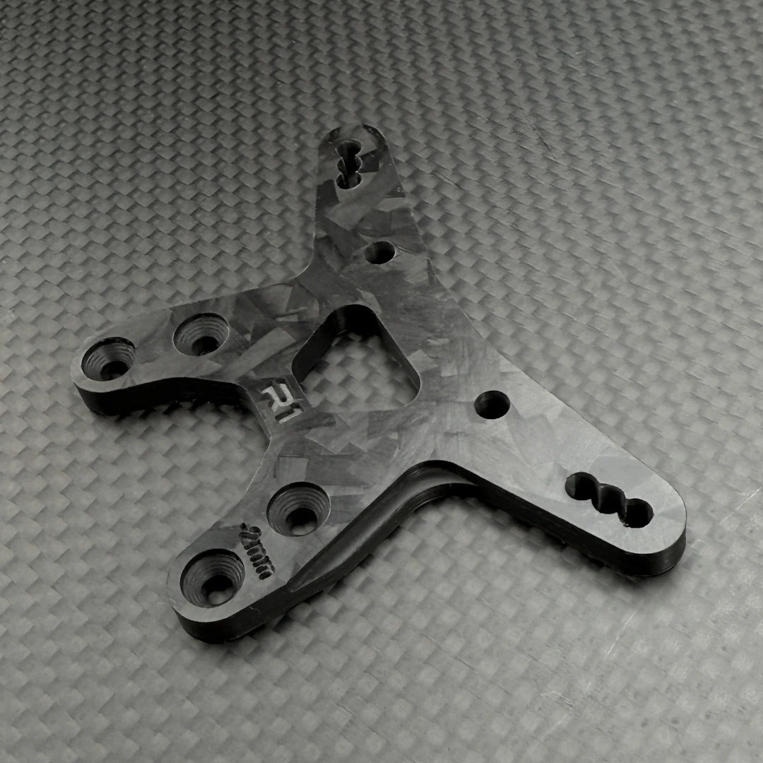 R1 Wurks 900151 Front Carbon Fiber Shock Tower -2mm