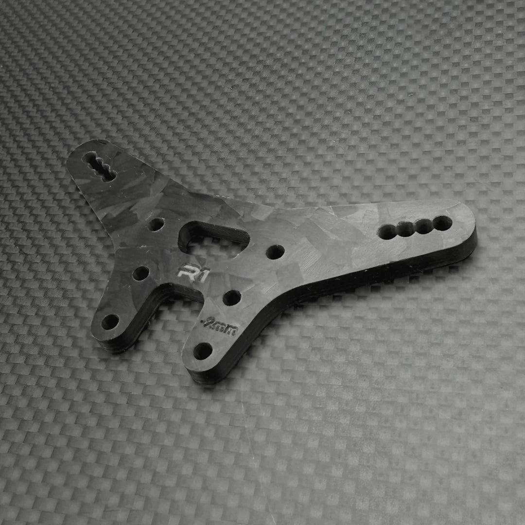 R1 Wurks 900152 Rear Carbon Fiber Shock Tower -2mm