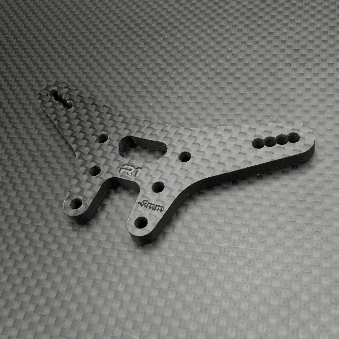 R1 Wurks 900152 Rear Carbon Fiber Shock Tower -2mm