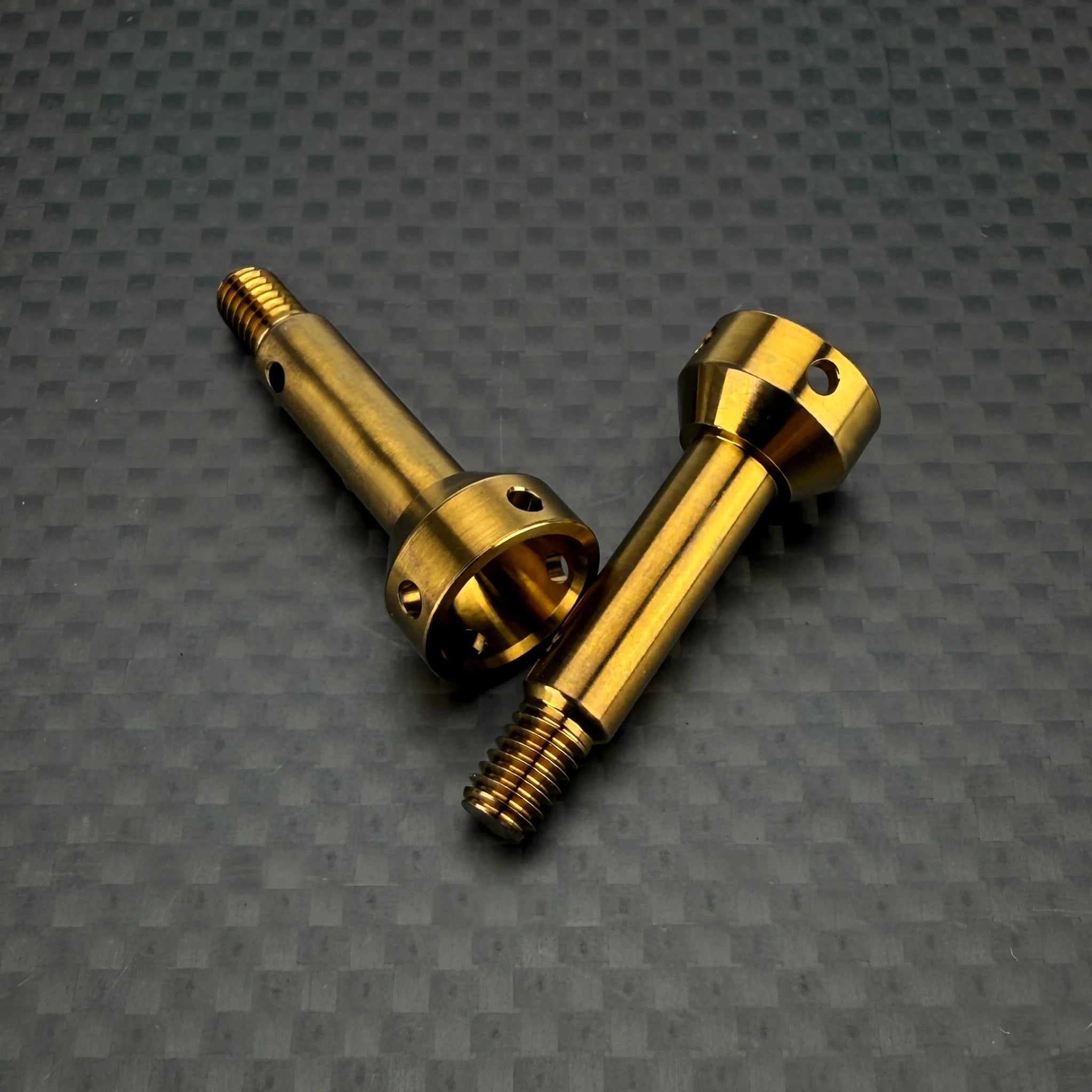 R1 Wurks 900177 Ultra Lightweight Titanium Front CVA Axle for B84 + B74