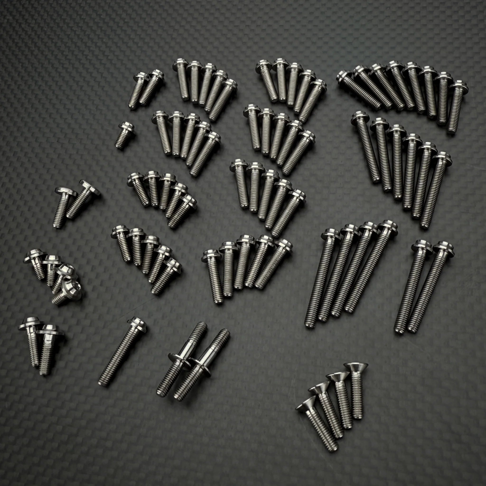 R1 Wurks 900196 Titanium Upper Screw Set for B84