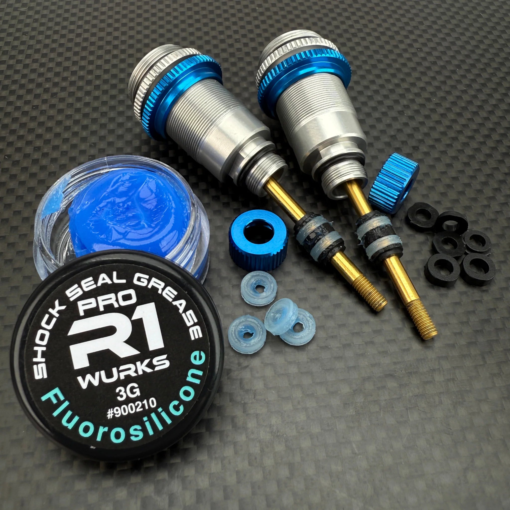 R1 Wurks 900210 Pro Shock Seal Grease, Fluorosilicone (3g)