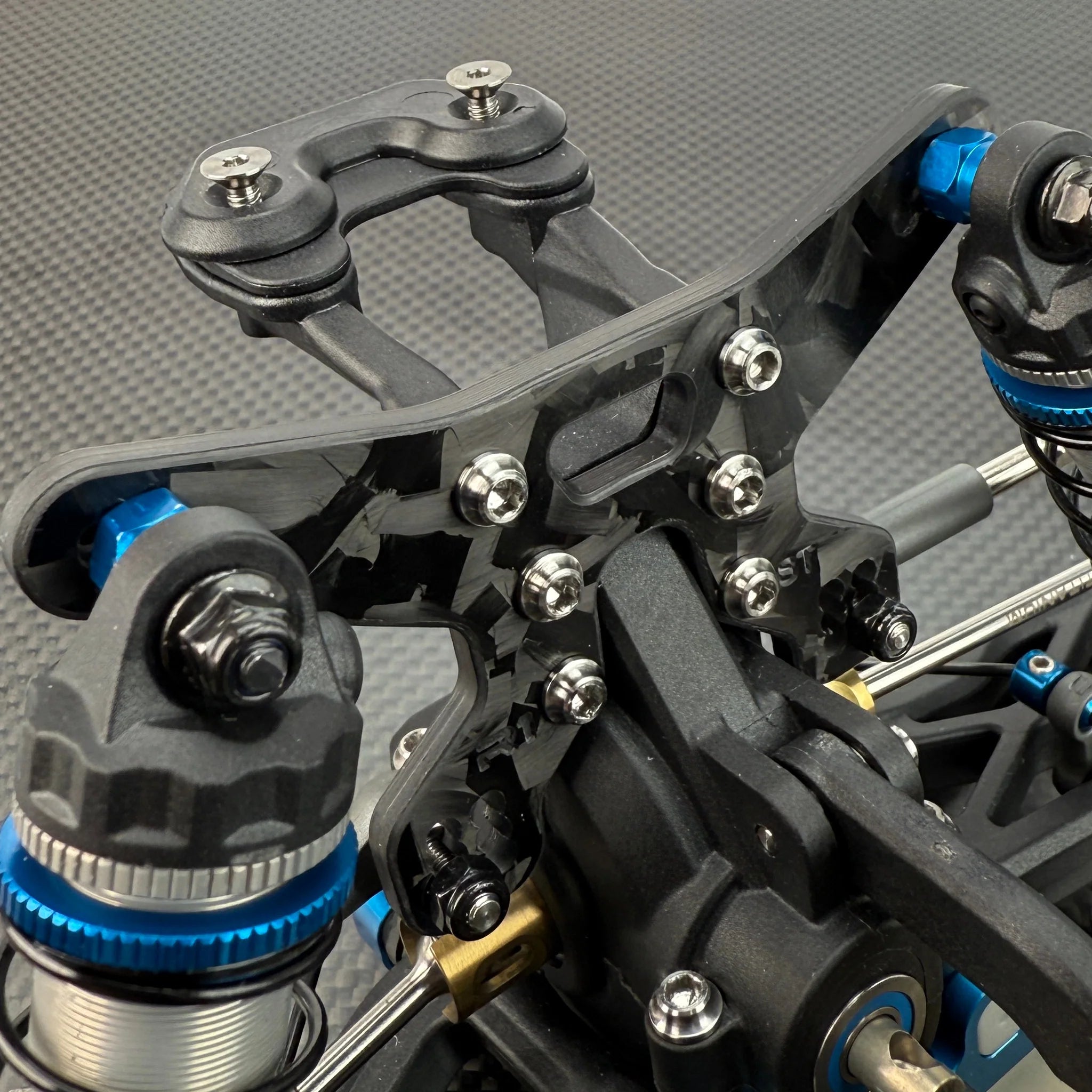 R1 Wurks Rear Carbon Fiber Shock Towers for B84