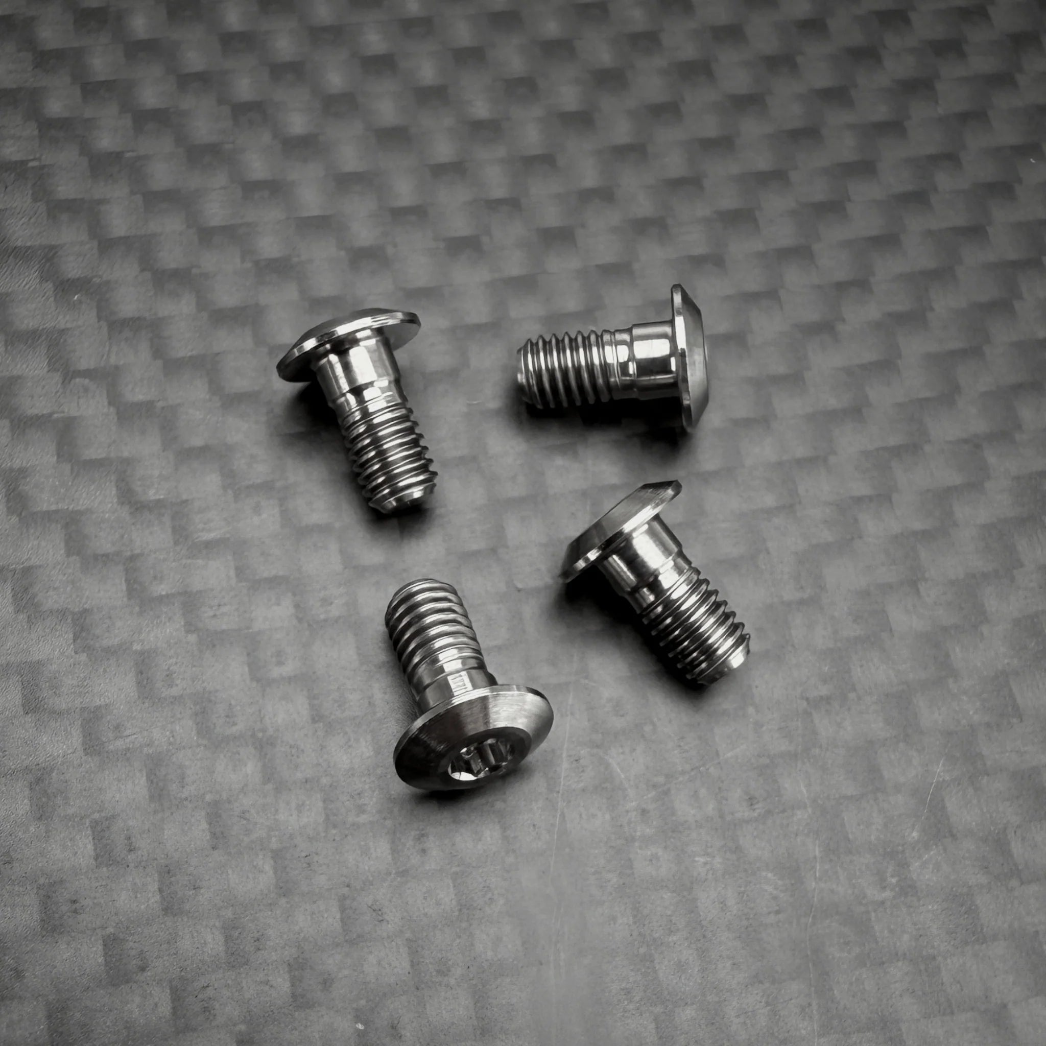R1 Wurks 900237 Premium Low Profile Button Head Titanium M3 Screw Packs (4pcs)
