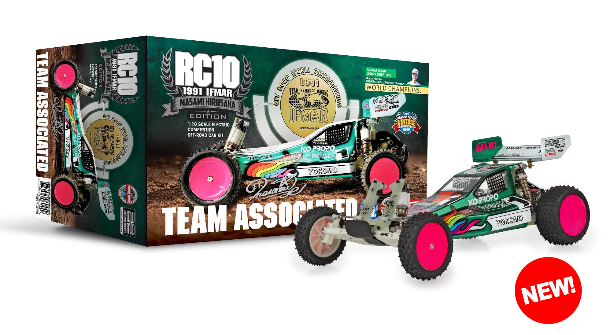 Team Associated 6044 1991 RC10 Stealth Car Masami Edition Kit