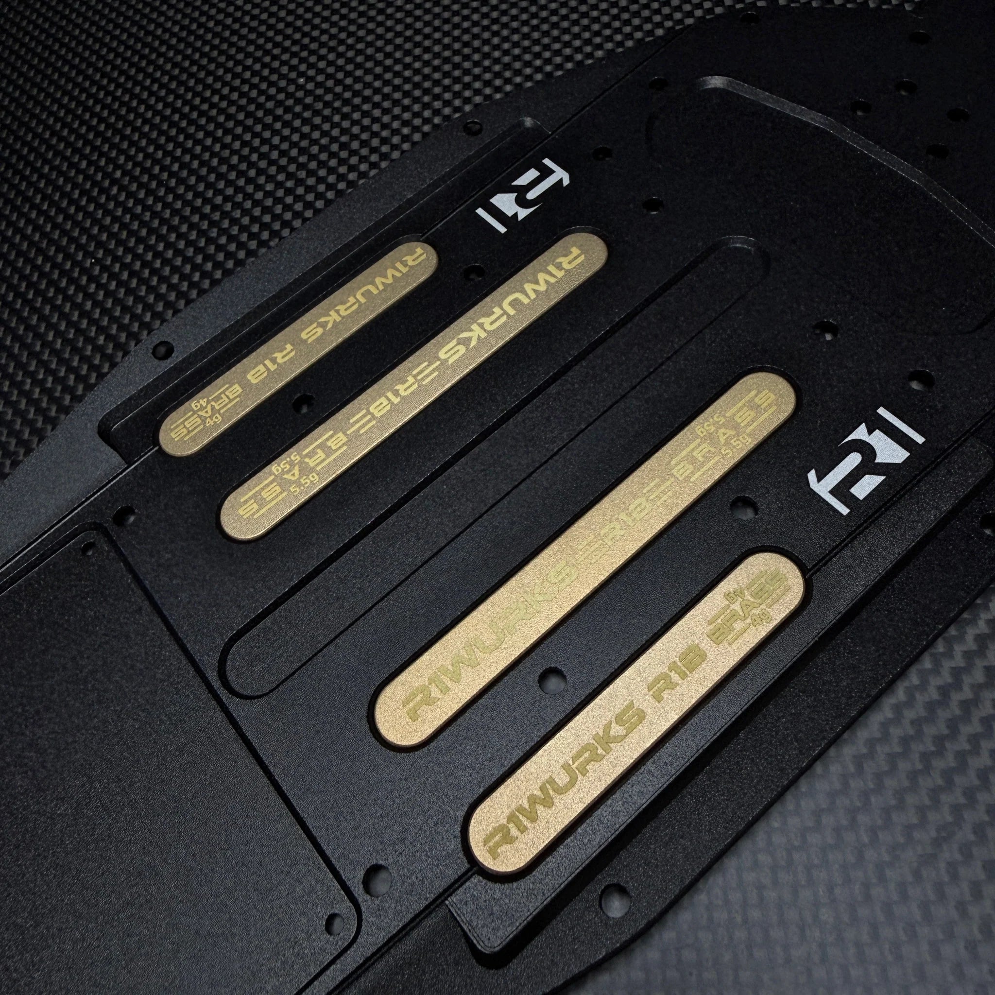 R1 Wurks R1B Brass Chassis Weights