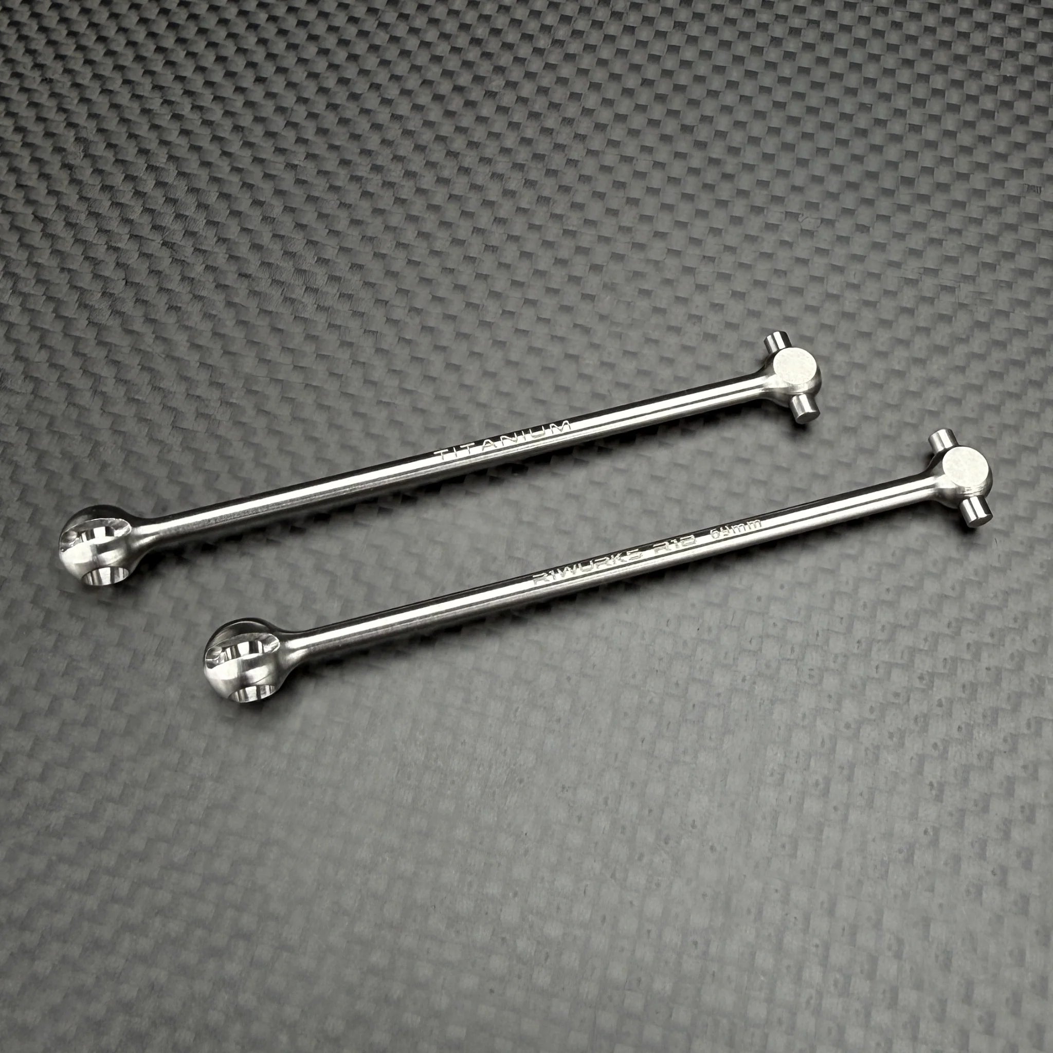 R1 Wurks 920314 R1B Ultra-lightweight Titanium CVA Bones, 69mm
