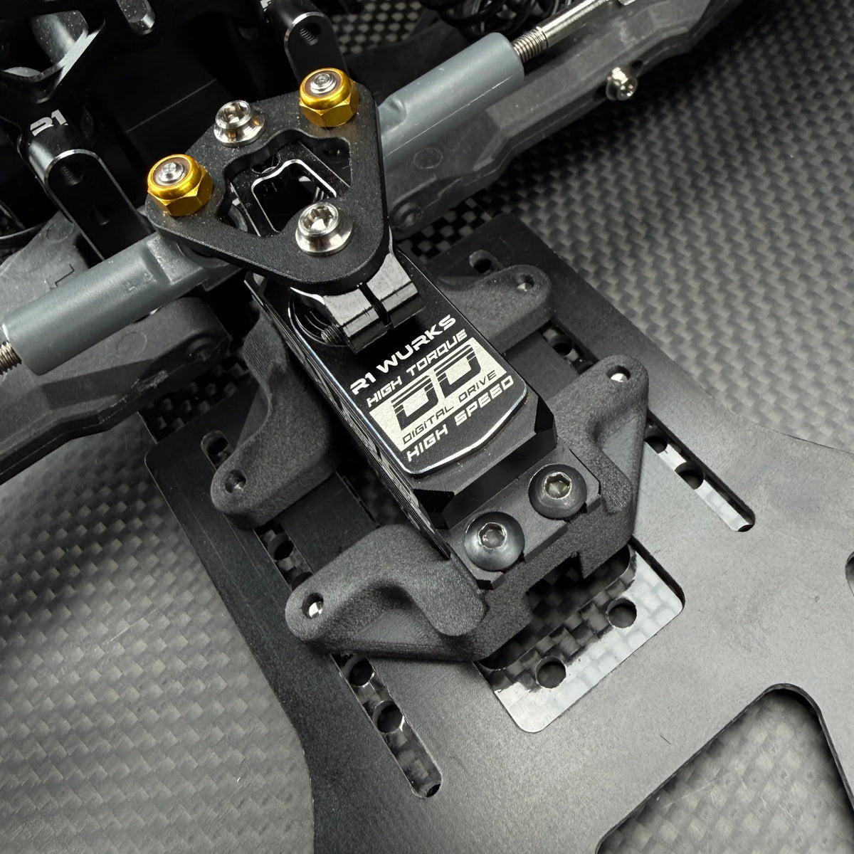 R1 Wurks 990281 Micro 3D-Printed DC1 Servo Mount